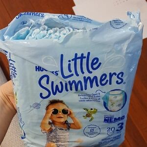 Opened Huggies‎ Little Swimmers Swim Diapers 14 Count